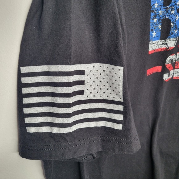 Grunt Style Beer Season Black Graphic T-Shirt 3XL Military USA Patriotic - Picture 3 of 7